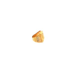 22KT Yellow Gold Mens Ring With Elegant Design |Pachchigar Jewellers