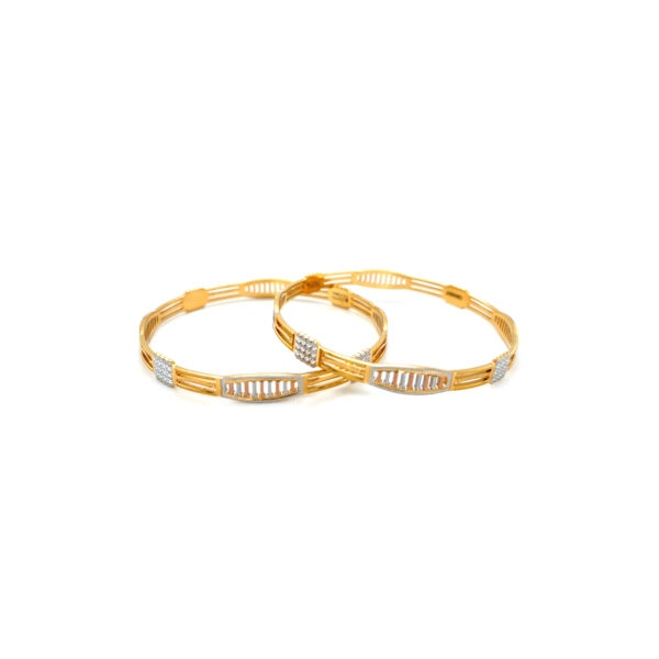 22KT Light Weight Gold Bangle Design |Pachchigar Jewellers