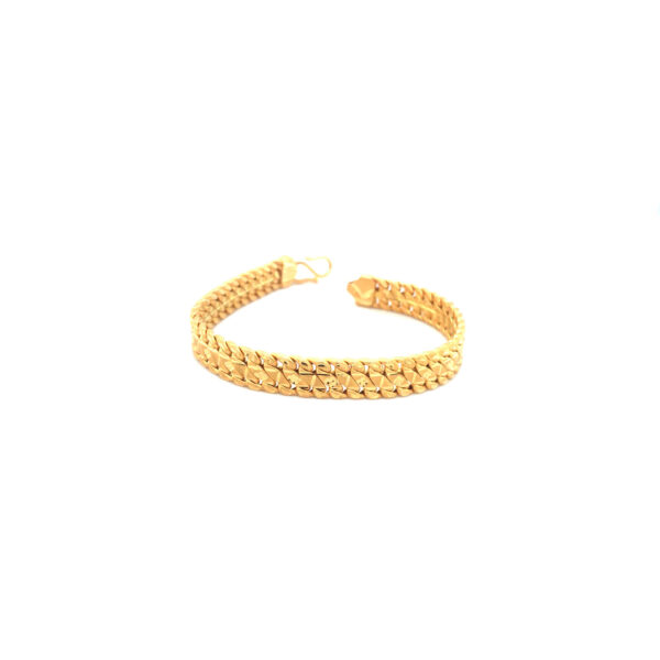 22KT Yellow Gold Light-Weight Bracelet |Pachchigar Jewellers