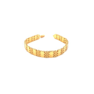22Kt Plain Gold Gents Bracelet | Pachchigar Jewellers