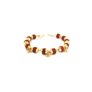 22KT Rudraksha Gold Bracelet | Pachchigar Jewellers
