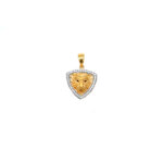 22KT Gold Lion Head Pendant  Design| Pachchigar Jewellers