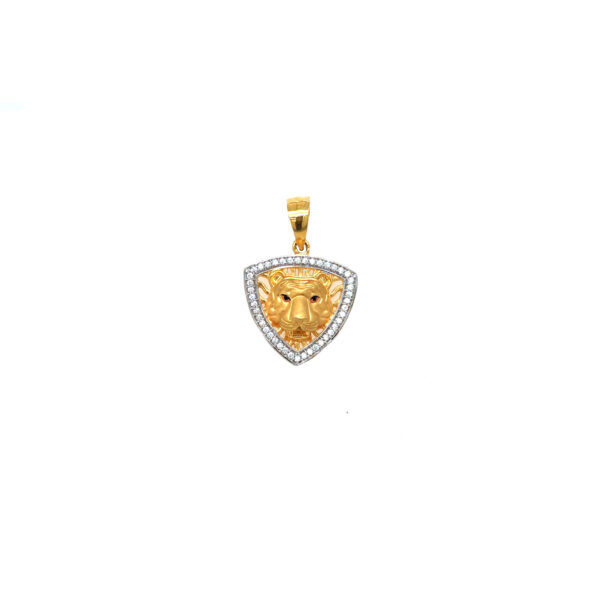 22KT Gold Lion Head Pendant  Design| Pachchigar Jewellers