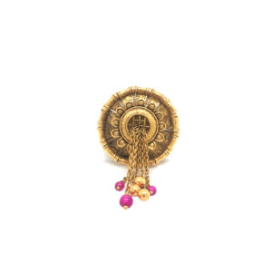 22K Yellow Gold OM Rudraksha Bracelet For Kids