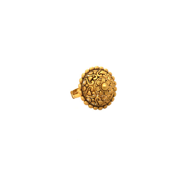 22KT Yellow Gold Unique Design Ring | Pachchigar Jewellers