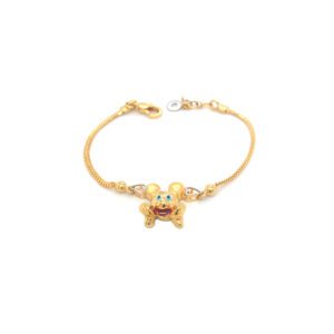 22KT kids bracelet is crafted for everyday elegance