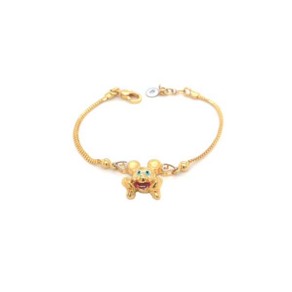 22KT kids bracelet is crafted for everyday elegance