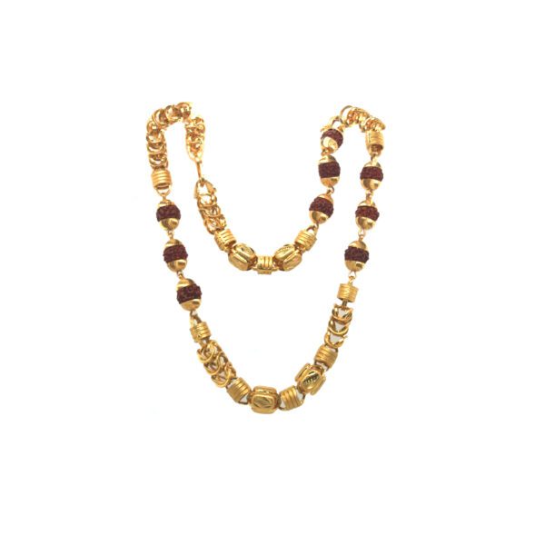 22KT Gold Rudraksha Mala |Pachchigar Jewellers