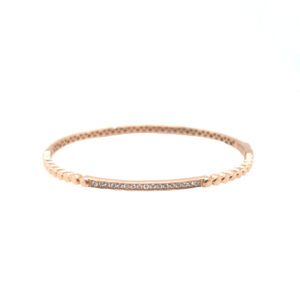 Minimalist 18KT Rose Gold Bracelet | Pachchigar Jewellers