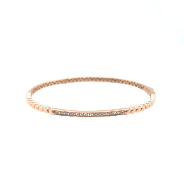 Minimalist 18KT Rose Gold Bracelet | Pachchigar Jewellers