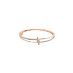 Elegant 18KT Rose Gold  Cuff Bracelet | Pachchigar Jewellers