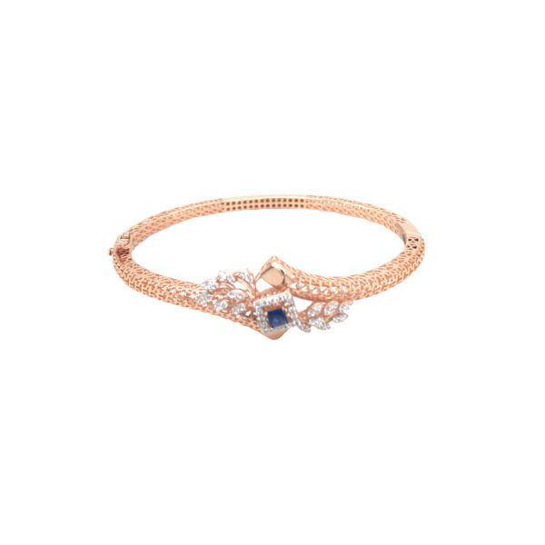 Pachchigar Jewellers 18KT Rose Gold Bracelet with Sapphire