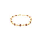 22KT Gold  Rudraksha Beads Bracelet | Pachchigar Jewellers