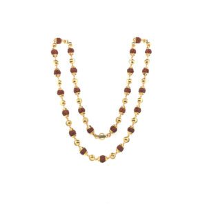 22KT Gold  Rudraksha Mala|Pachchigar Jewellers