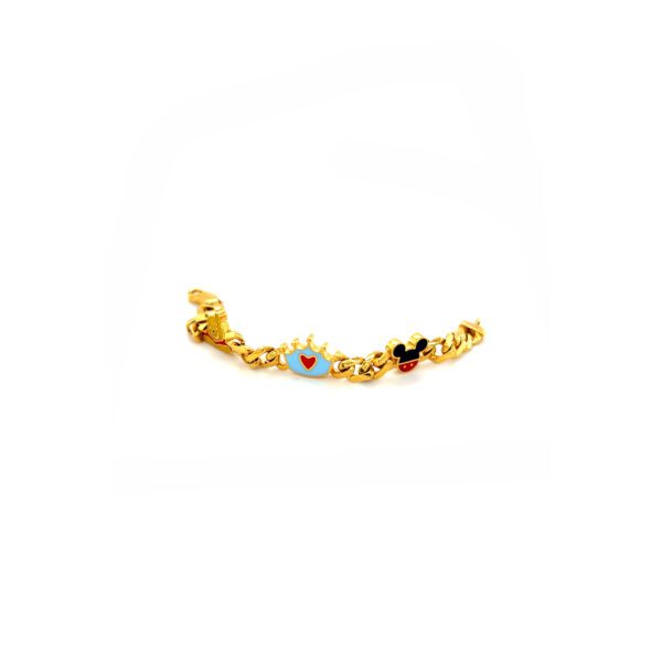 Whimsical Charm 22KT Gold Kids Bracelet |Pachchigar Jewelers
