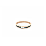 18KT Men’s Rose Gold & Black Mustang-Inspired Bracelet