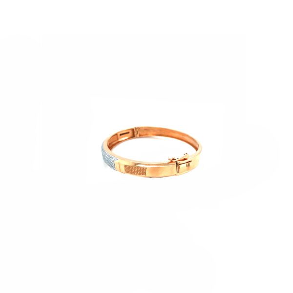 Men’s Rose Gold Diamond-Studded Luxury Bracelet