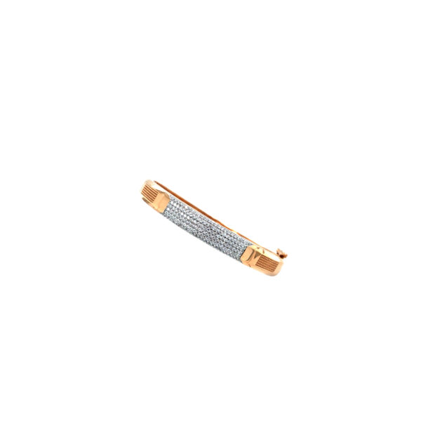 Men’s Rose Gold Diamond-Studded Luxury Bracelet