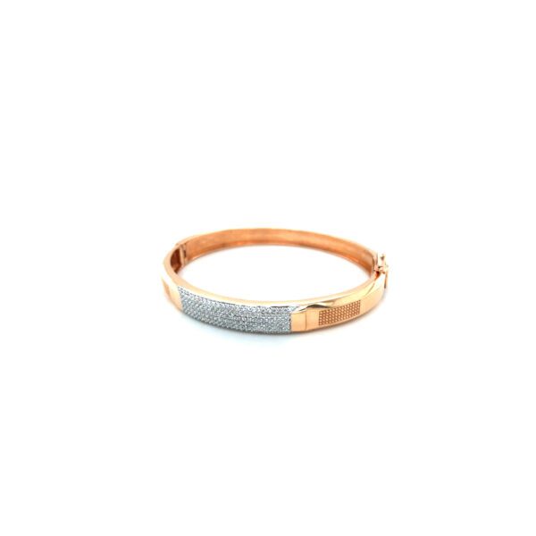 Men’s Rose Gold Diamond-Studded Luxury Bracelet