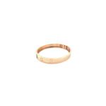 Designer Inspired Rose Gold Bracelet with Black Detailing