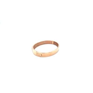 Men’s 18KT Rose Gold Honeycomb-Textured  Bracelet