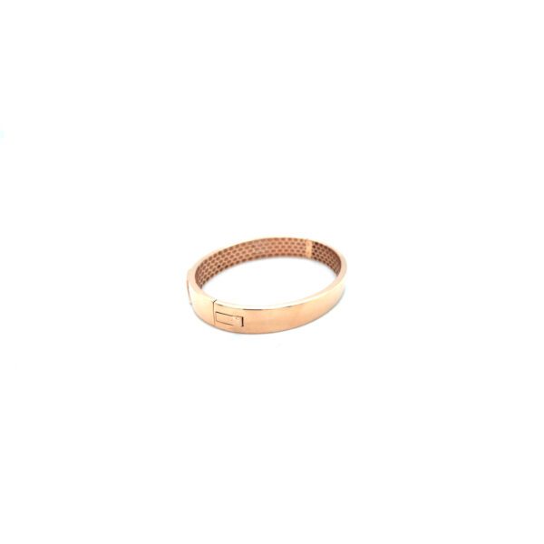 Men’s 18KT Rose Gold Honeycomb-Textured  Bracelet