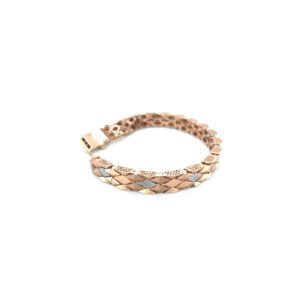 Men’s Rose Gold DiamondLink Bracelet |Pachchigar Jewellers