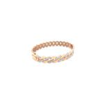 Men’s Classic Chevron-Link Rose Gold Bracelet