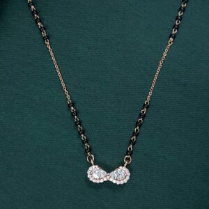 Minimal Diamond Mangalsutra for Women – Daily Wear