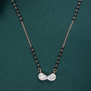 Minimal Diamond Mangalsutra for Women – Daily Wear