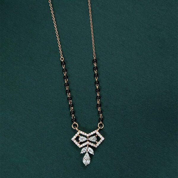 Elegant 18K Mangalsutra in Diamond - A Fusion of Tradition And Style