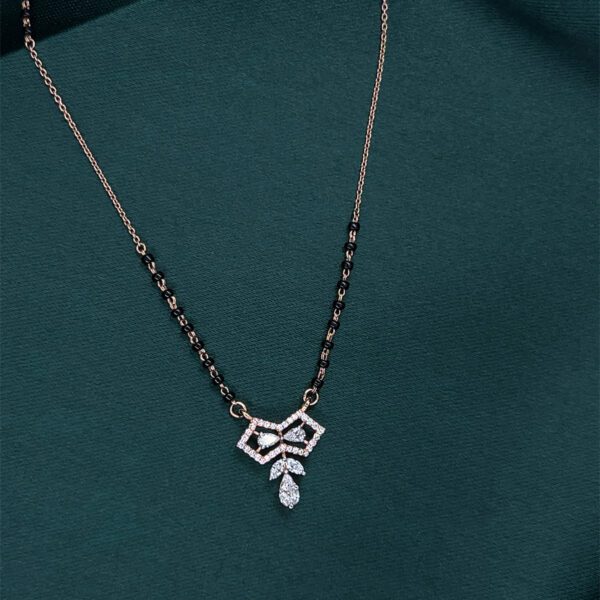 Elegant 18K Mangalsutra in Diamond - A Fusion of Tradition And Style