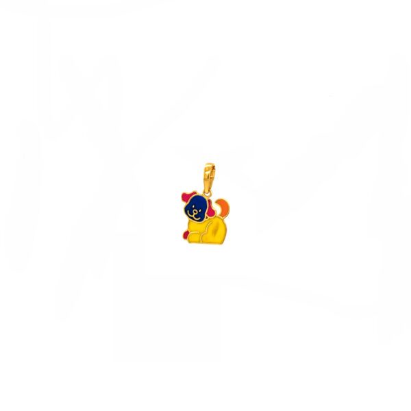22KT Gold Puppy Love Pendant for Kids | Pachchigar Jewellers