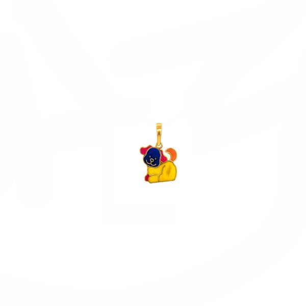 22KT Gold Puppy Love Pendant for Kids | Pachchigar Jewellers
