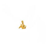 22KT Gold Smiling Fish Pendant for Kids| Pachchigar Jewelers