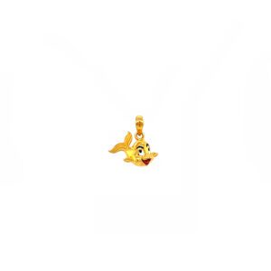 22KT Gold Smiling Fish Pendant for Kids| Pachchigar Jewelers