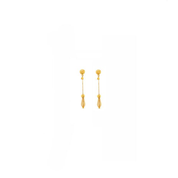 22KT Gold Filigree Earrings | Pachchigar Jewellers