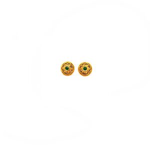 Festive Wear 22K Gold Earrings – Perfect for Puja & Celebrations