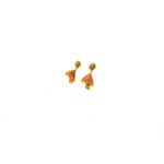 Temple-Inspired 22K Gold Earrings – Traditional Charm with Modern Finish