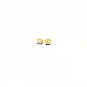 Pure 22K Gold Star Studs – Screw Back, BIS Hallmark Pure 22K Gold Star Studs – Screw Back, BIS Hallmark